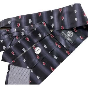Keith Haring Barking Dog‎ Silk Tie Mens Black The Estate Necktie